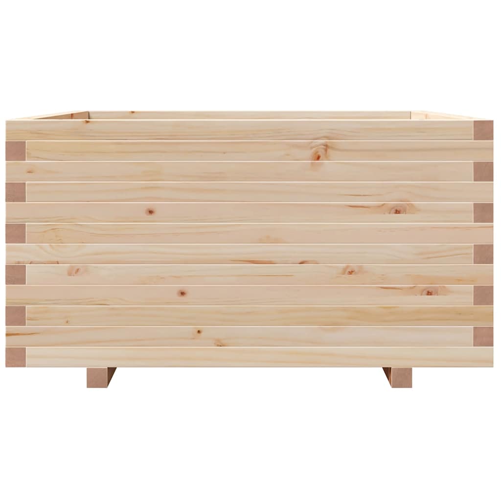 Sodo lovelis, 90x90x49,5cm, pušies medienos masyvas Sodo lovelis, 90x90x49,5cm, pušies medienos masyvas - Image 5
