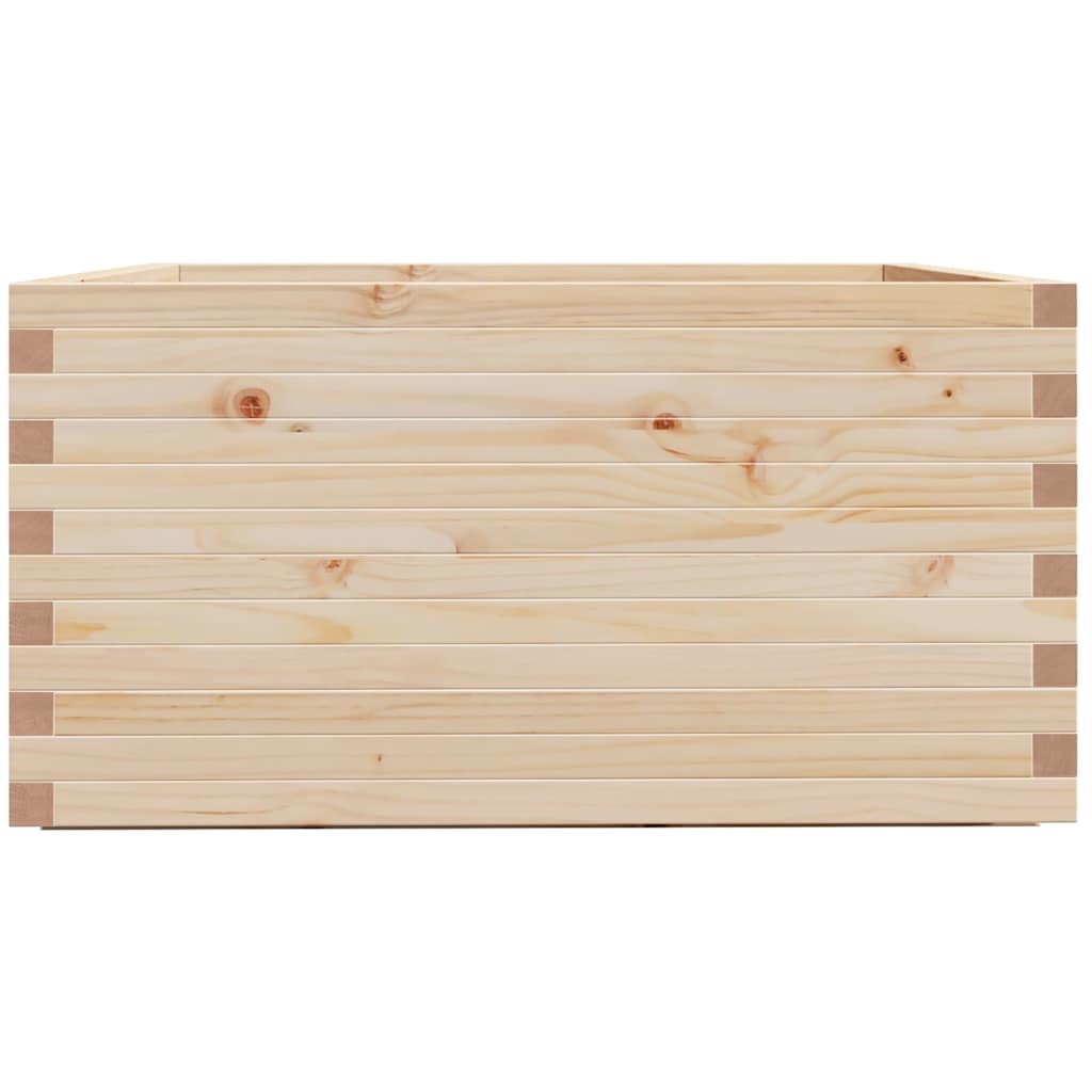 Sodo lovelis, 90x90x49,5cm, pušies medienos masyvas Sodo lovelis, 90x90x49,5cm, pušies medienos masyvas - Image 6