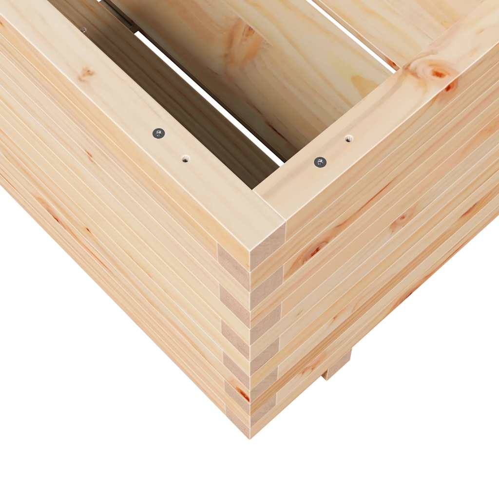 Sodo lovelis, 90x90x49,5cm, pušies medienos masyvas Sodo lovelis, 90x90x49,5cm, pušies medienos masyvas - Image 8