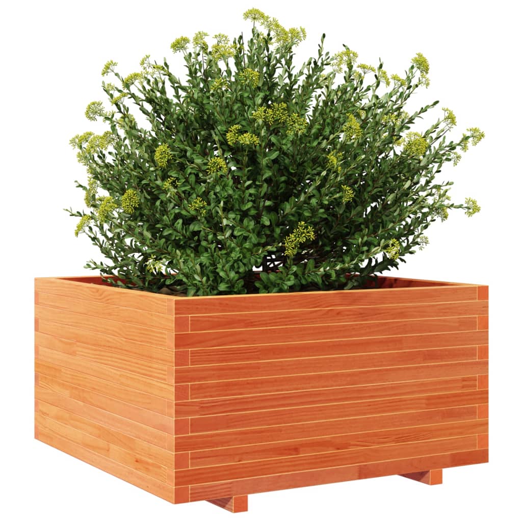 Sodo lovelis, vaško rudas, 90x90x49,5cm, pušies masyvas Sodo lovelis, vaško rudas, 90x90x49,5cm, pušies masyvas - Image 4