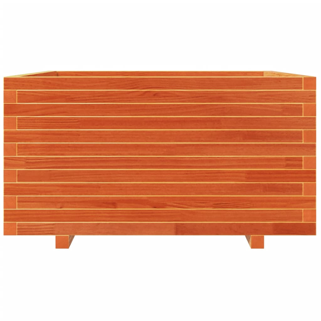 Sodo lovelis, vaško rudas, 90x90x49,5cm, pušies masyvas Sodo lovelis, vaško rudas, 90x90x49,5cm, pušies masyvas - Image 5