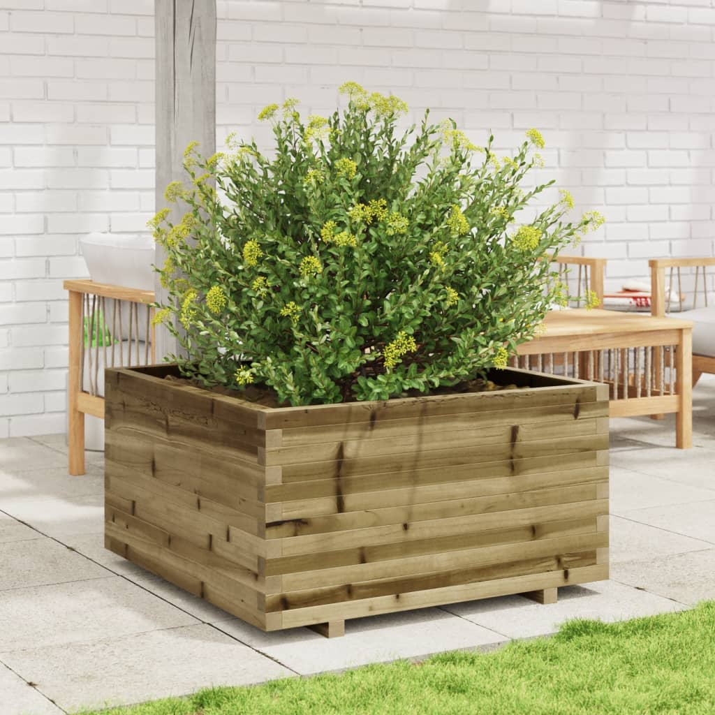 Sodo lovelis, 90x90x49,5cm, impregnuota pušies mediena Sodo lovelis, 90x90x49,5cm, impregnuota pušies mediena - Image 3