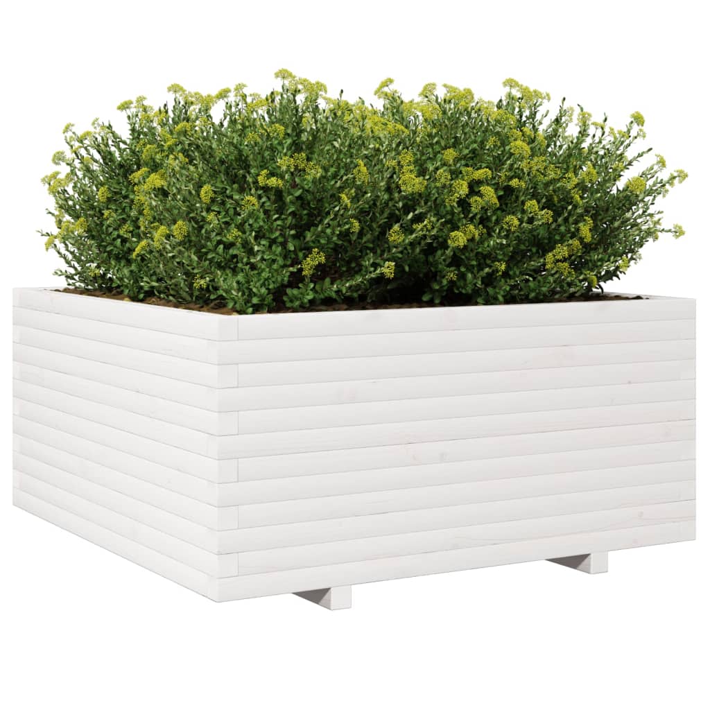 Sodo lovelis, 100x100x49,5cm, pušies medienos masyvas Sodo lovelis, 100x100x49,5cm, pušies medienos masyvas - Image 4