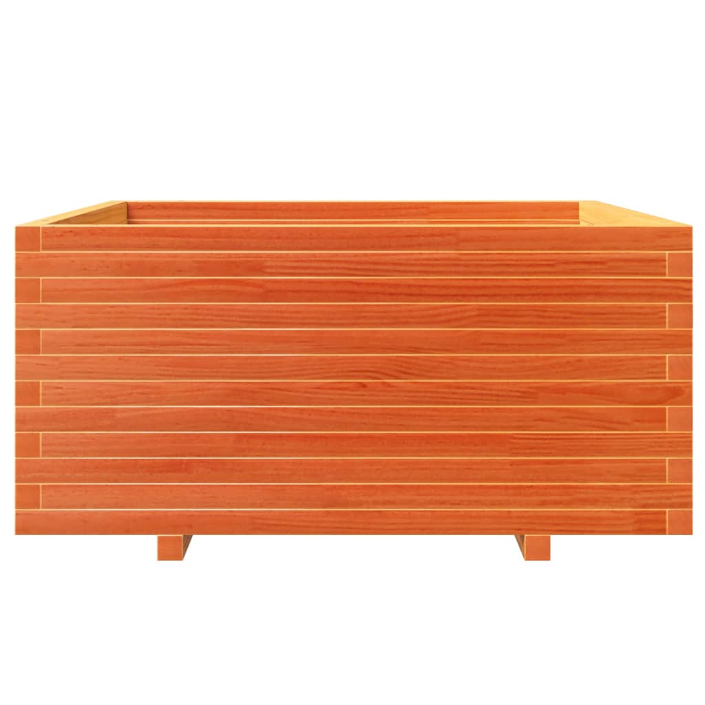 Sodo lovelis, vaško rudas, 100x100x49,5cm, pušies masyvas Sodo lovelis, vaško rudas, 100x100x49,5cm, pušies masyvas - Image 5