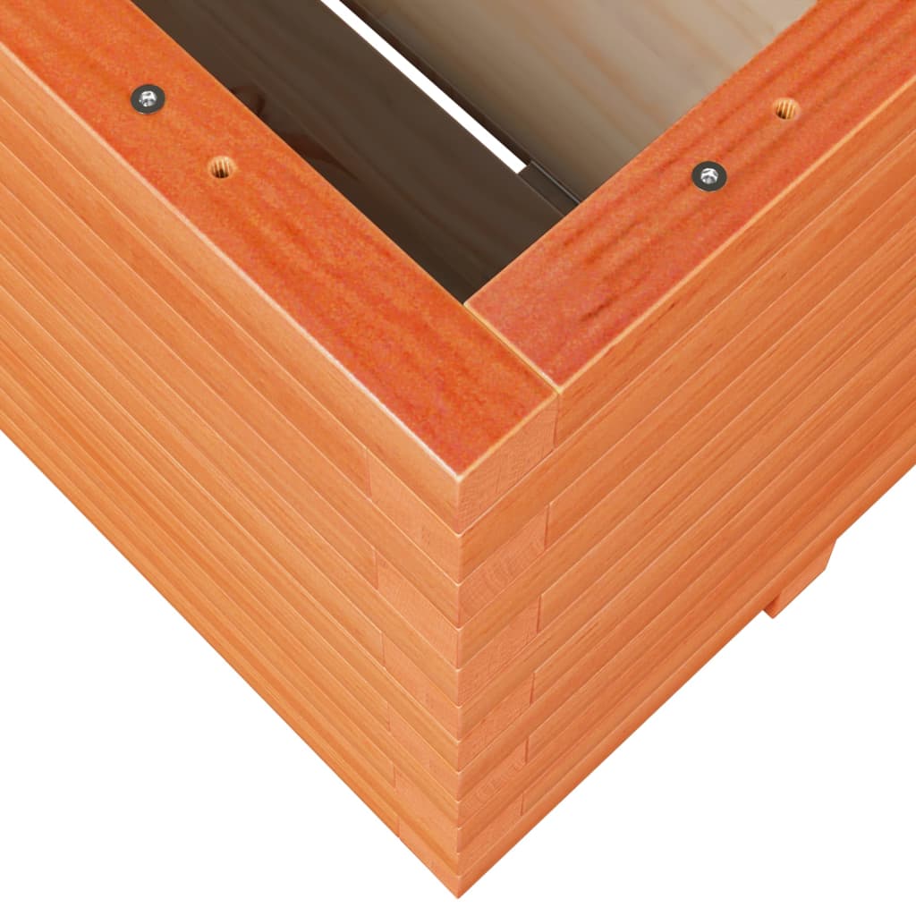 Sodo lovelis, vaško rudas, 100x100x49,5cm, pušies masyvas Sodo lovelis, vaško rudas, 100x100x49,5cm, pušies masyvas - Image 8
