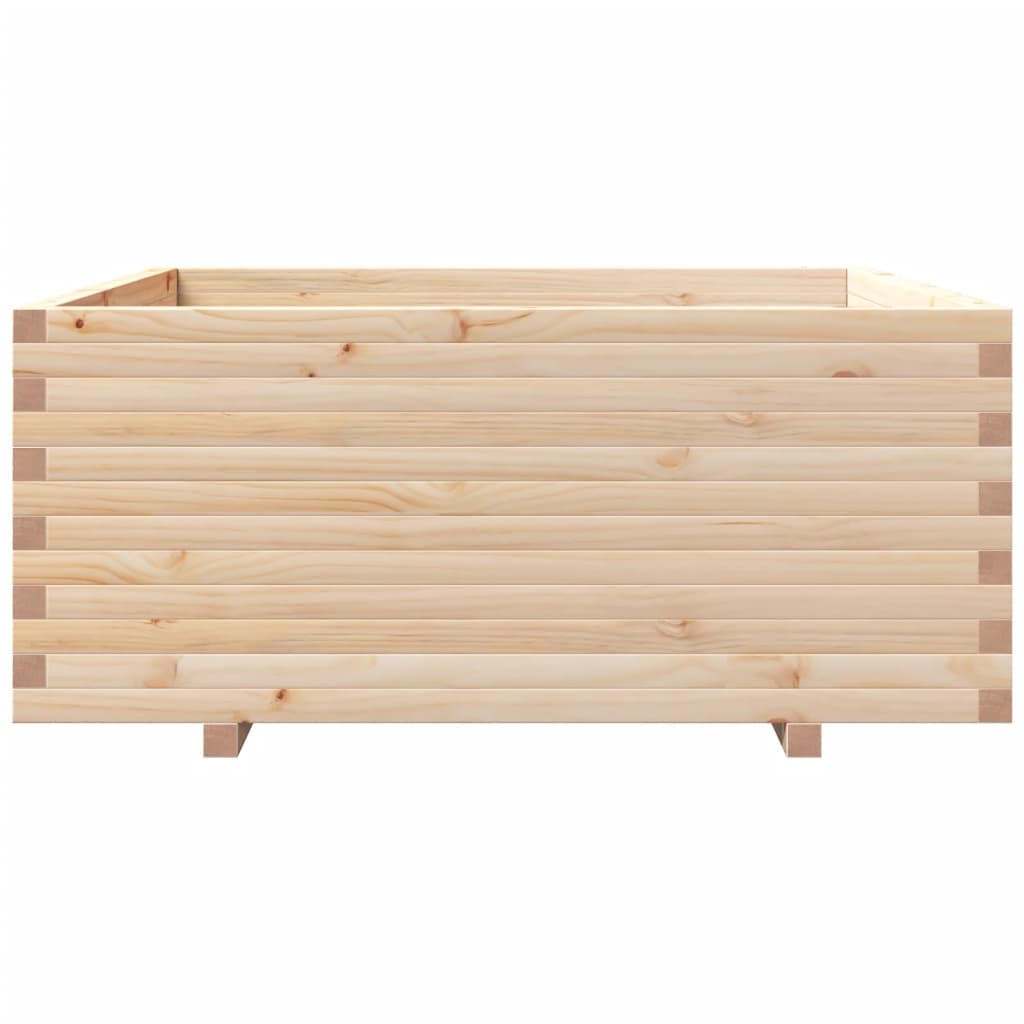 Sodo lovelis, 110x110x49,5cm, pušies medienos masyvas Sodo lovelis, 110x110x49,5cm, pušies medienos masyvas - Image 5