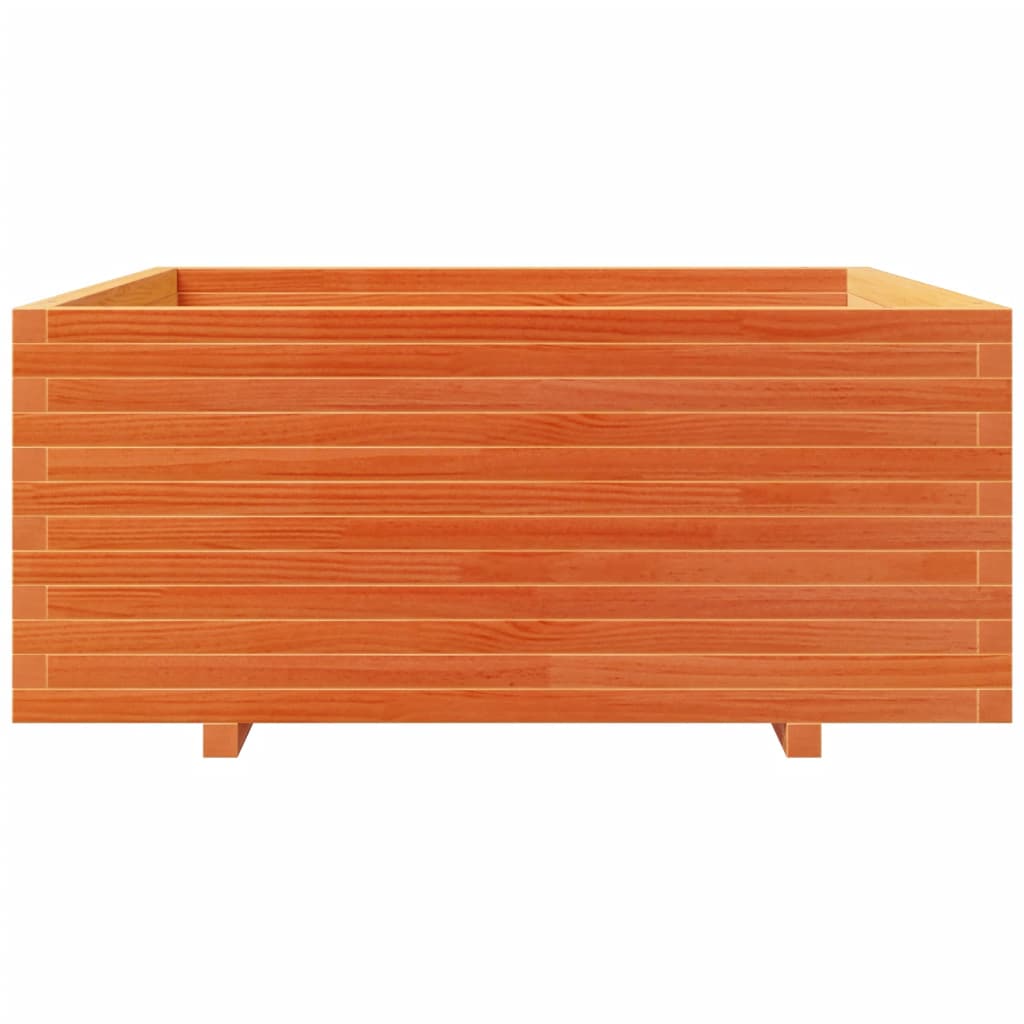 Sodo lovelis, vaško rudas, 110x110x49,5cm, pušies masyvas Sodo lovelis, vaško rudas, 110x110x49,5cm, pušies masyvas - Image 5