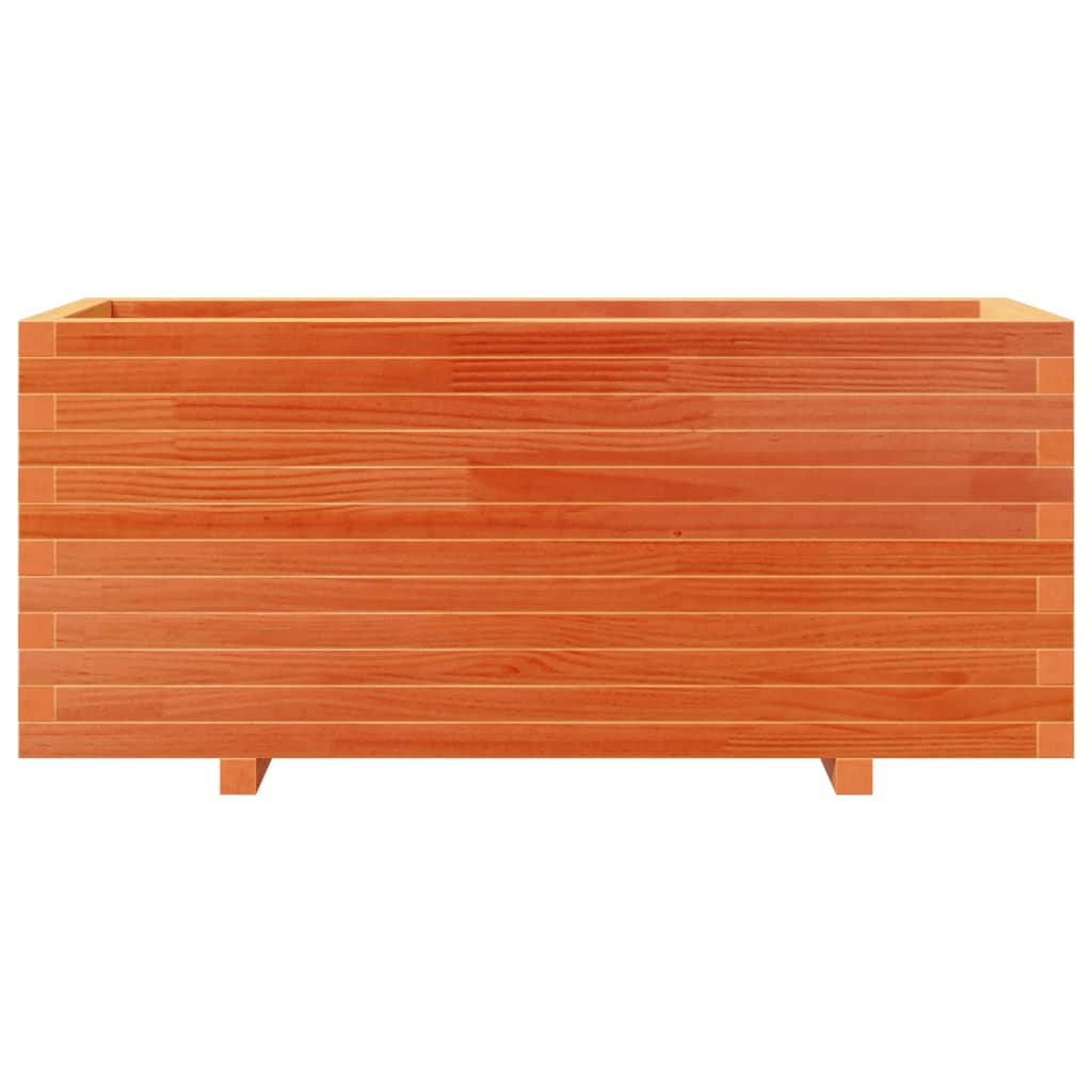 Sodo lovelis, vaško rudas, 110x40x49,5cm, pušies masyvas Sodo lovelis, vaško rudas, 110x40x49,5cm, pušies masyvas - Image 5