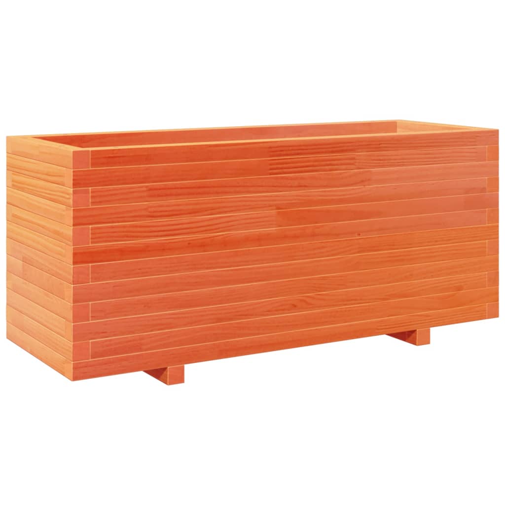 Sodo lovelis, vaško rudas, 110x40x49,5cm, pušies masyvas Sodo lovelis, vaško rudas, 110x40x49,5cm, pušies masyvas - Image 7