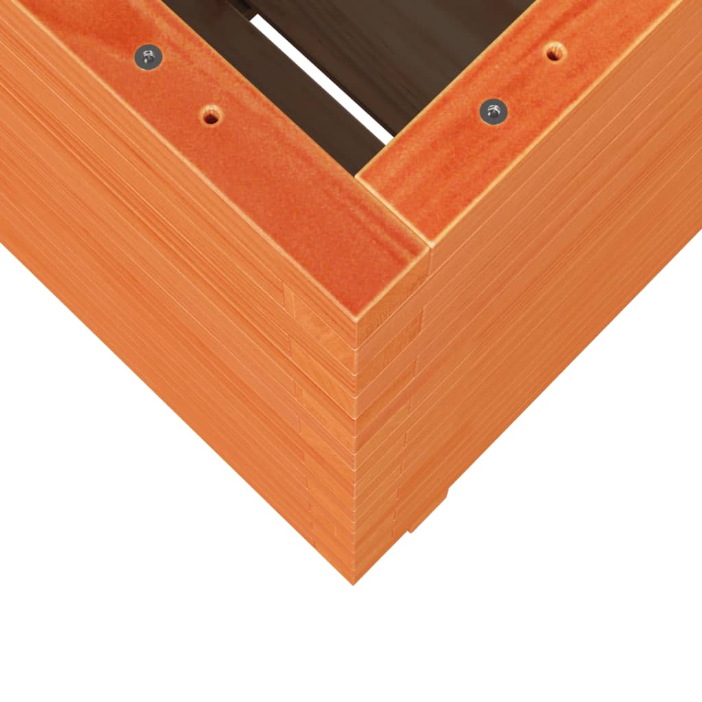 Sodo lovelis, vaško rudas, 50x50x72,5cm, pušies masyvas Sodo lovelis, vaško rudas, 50x50x72,5cm, pušies masyvas - Image 8