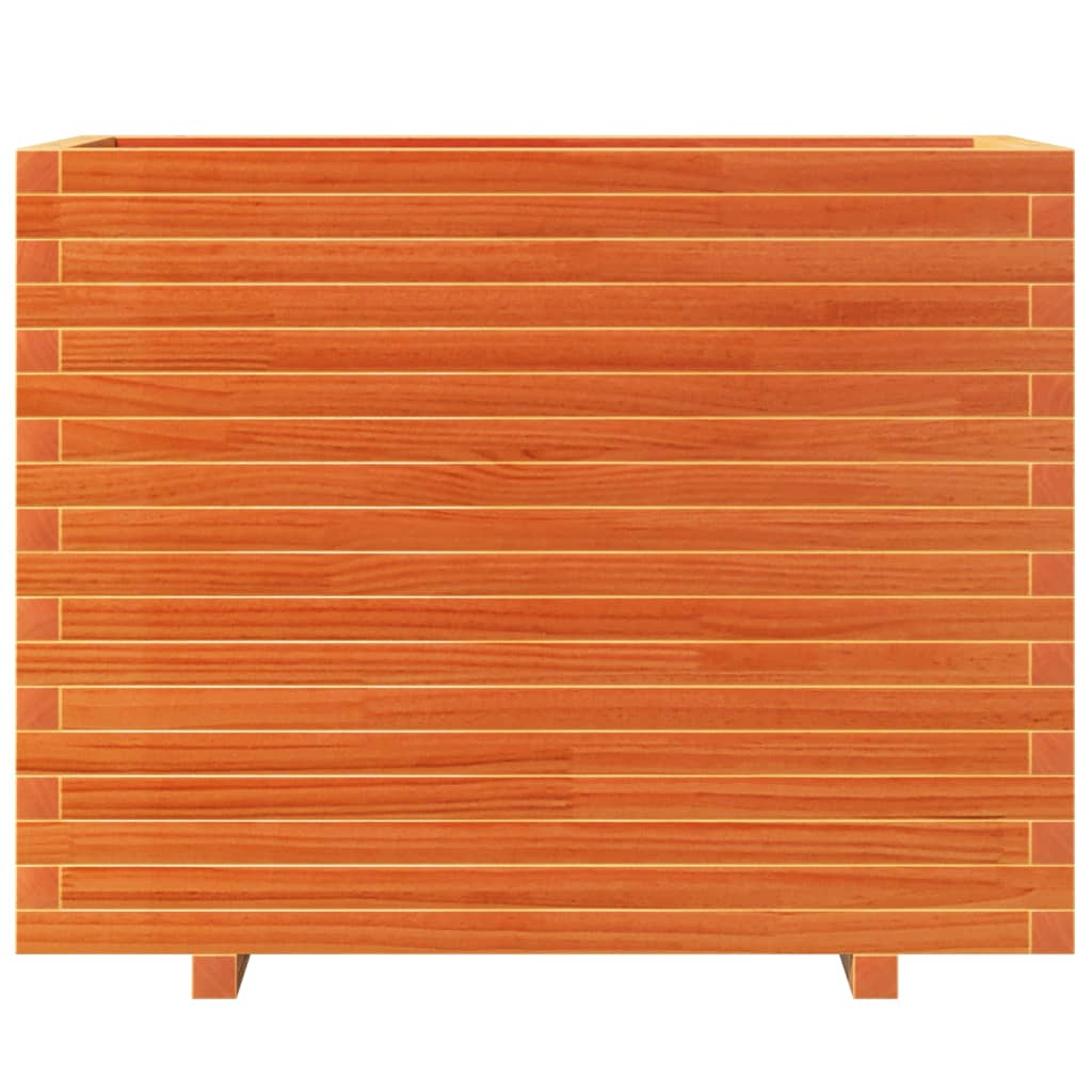 Sodo lovelis, vaško rudas, 90x40x72,5cm, pušies masyvas Sodo lovelis, vaško rudas, 90x40x72,5cm, pušies masyvas - Image 5