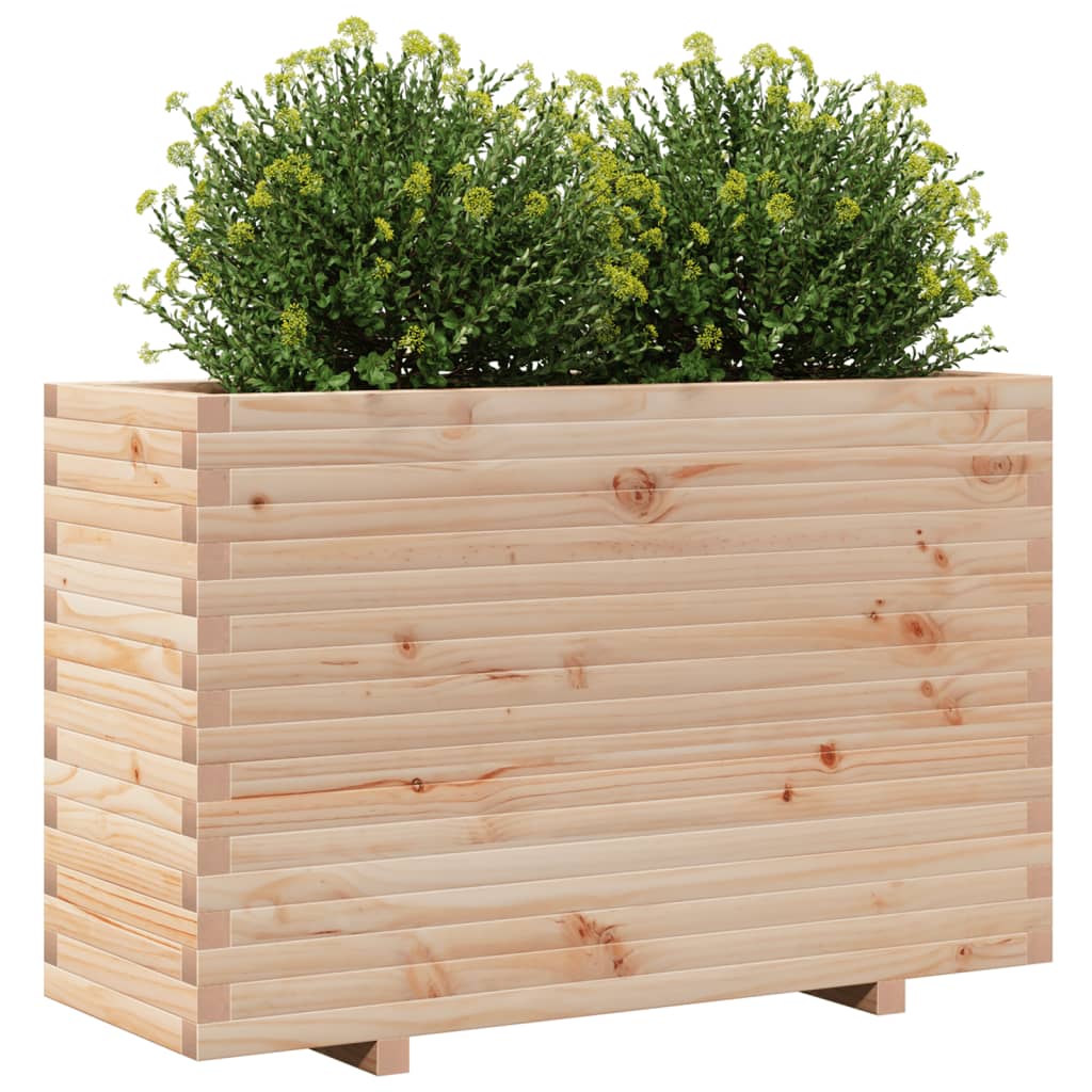 Sodo lovelis, 110x40x72,5cm, pušies medienos masyvas Sodo lovelis, 110x40x72,5cm, pušies medienos masyvas - Image 4