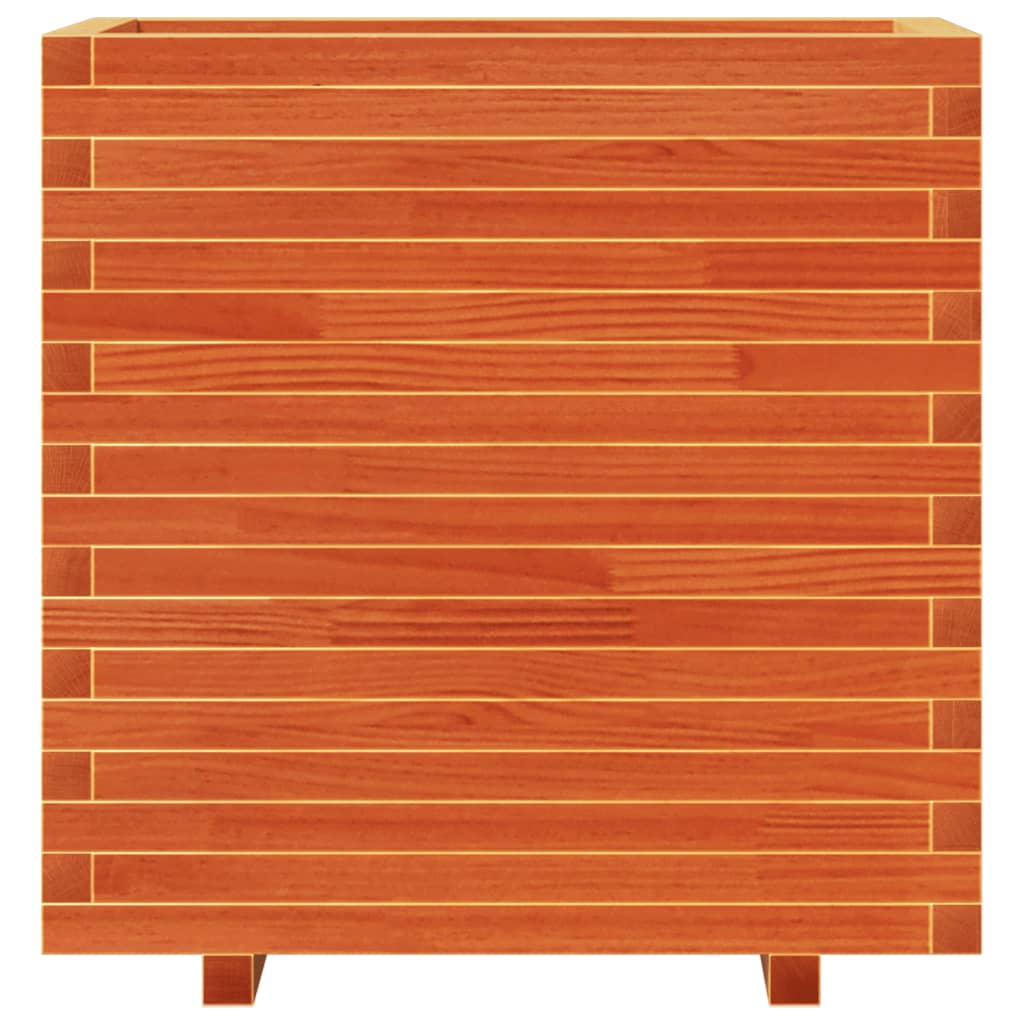 Sodo lovelis, vaško rudas, 70x40x72cm, pušies medienos masyvas Sodo lovelis, vaško rudas, 70x40x72cm, pušies medienos masyvas - Image 5