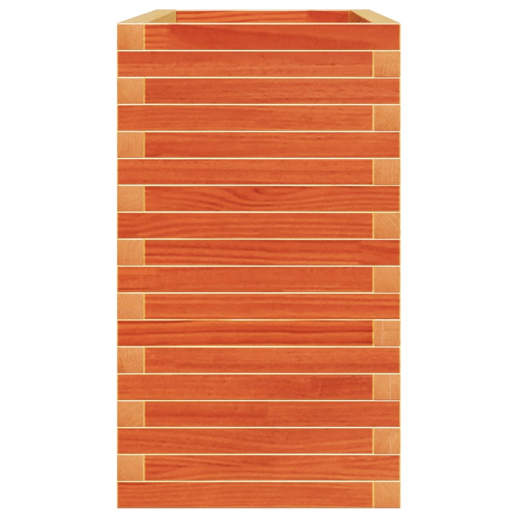 Sodo lovelis, vaško rudas, 110x40x72cm, pušies medienos masyvas Sodo lovelis, vaško rudas, 110x40x72cm, pušies medienos masyvas - Image 6