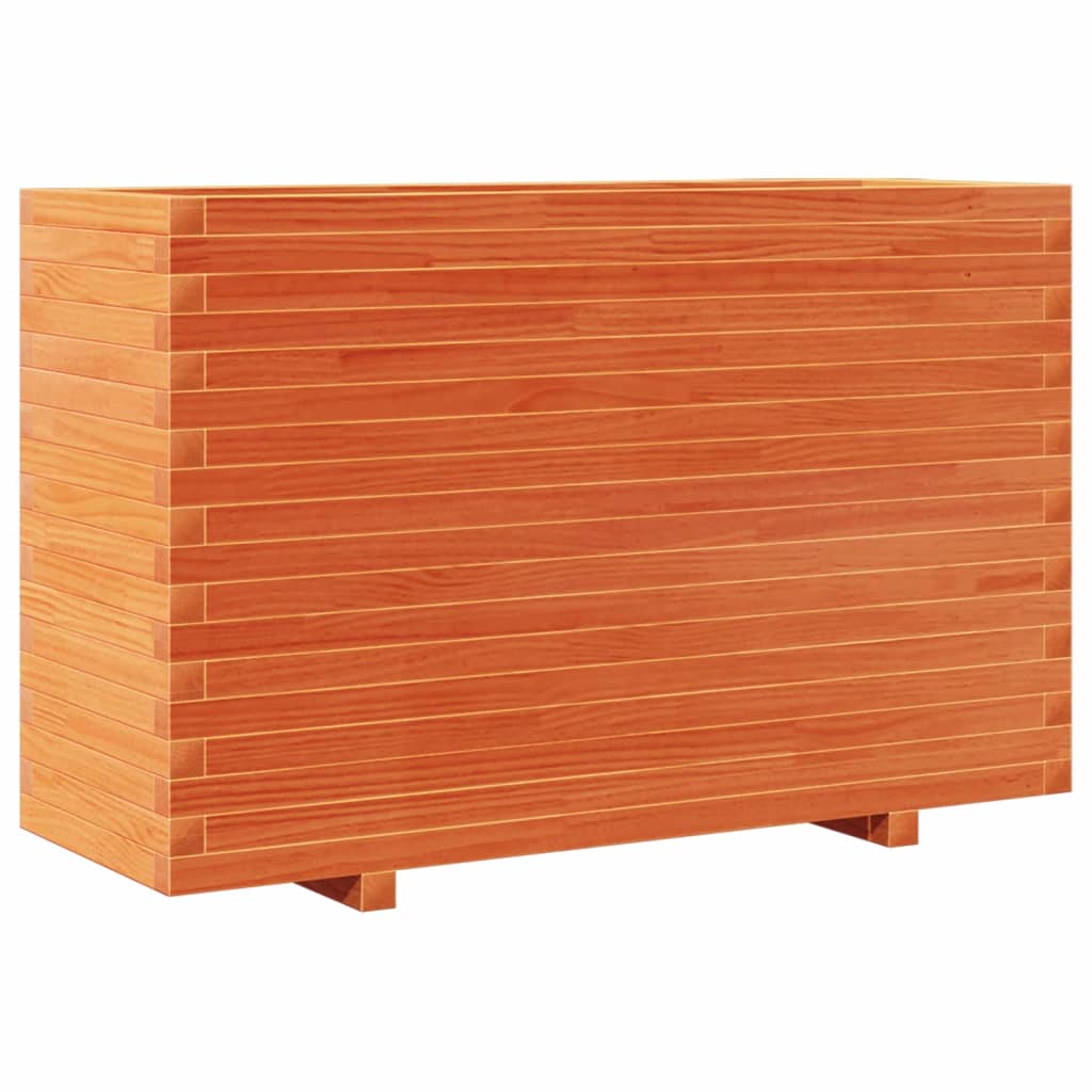 Sodo lovelis, vaško rudas, 110x40x72cm, pušies medienos masyvas Sodo lovelis, vaško rudas, 110x40x72cm, pušies medienos masyvas - Image 7