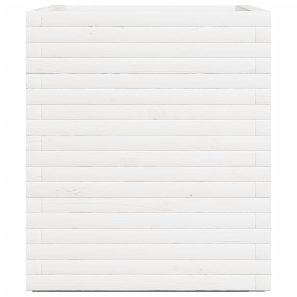 Sodo lovelis, baltas, 90x60x72cm, pušies medienos masyvas Sodo lovelis, baltas, 90x60x72cm, pušies medienos masyvas - Image 6