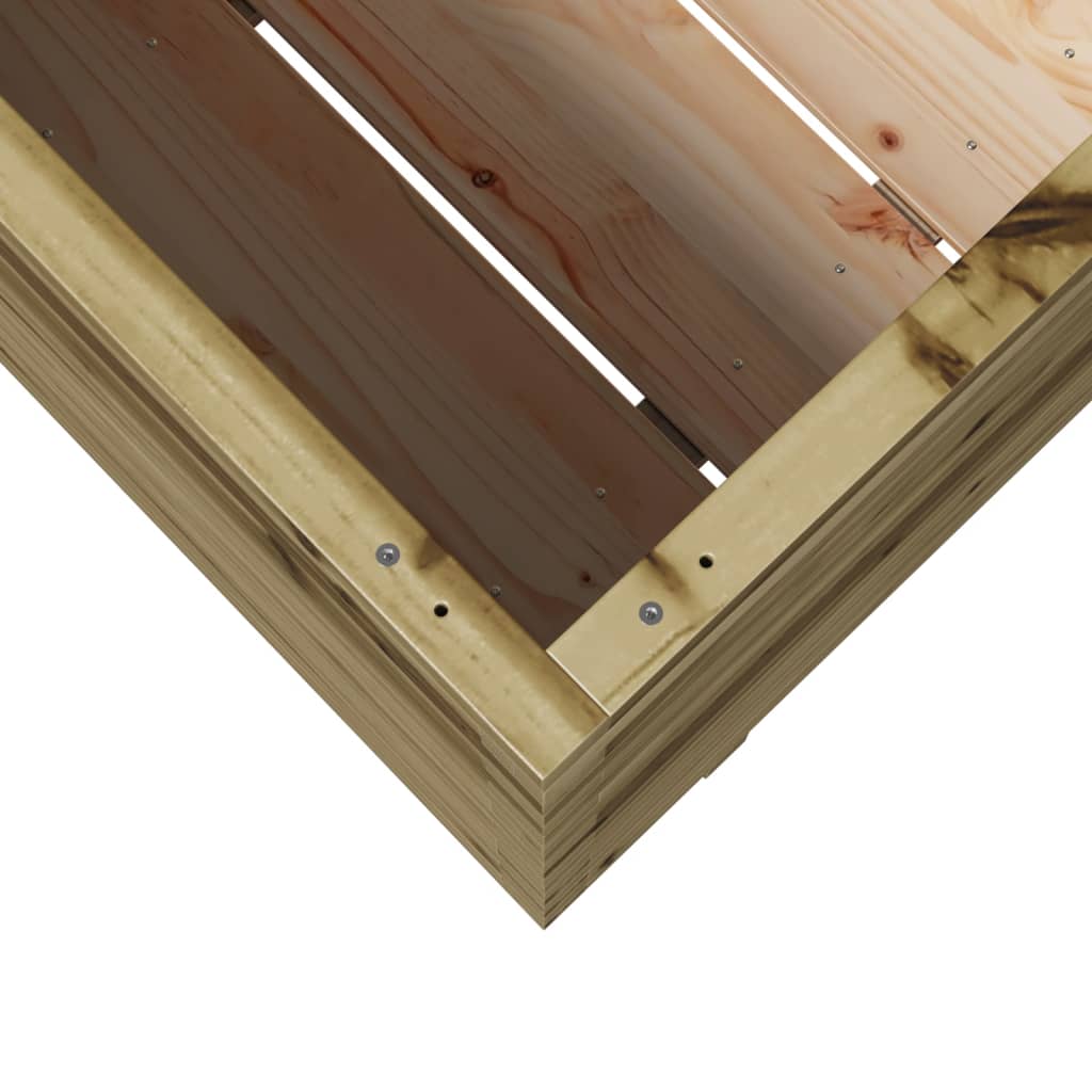 Sodo lovelis, 90x60x72cm, impregnuota pušies mediena Sodo lovelis, 90x60x72cm, impregnuota pušies mediena - Image 8