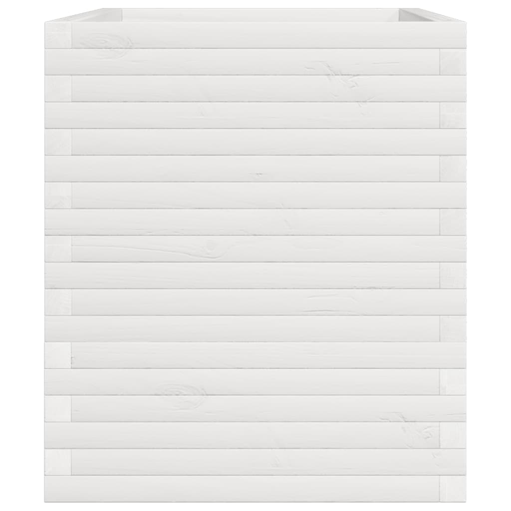 Sodo lovelis, baltas, 110x60x72cm, pušies medienos masyvas Sodo lovelis, baltas, 110x60x72cm, pušies medienos masyvas - Image 6