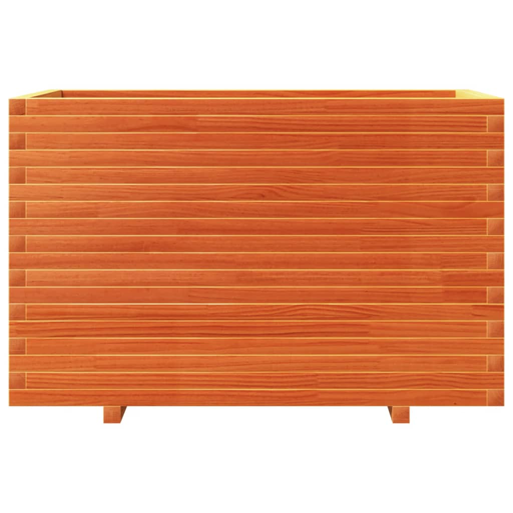 Sodo lovelis, vaško rudas, 110x60x72cm, pušies medienos masyvas Sodo lovelis, vaško rudas, 110x60x72cm, pušies medienos masyvas - Image 5