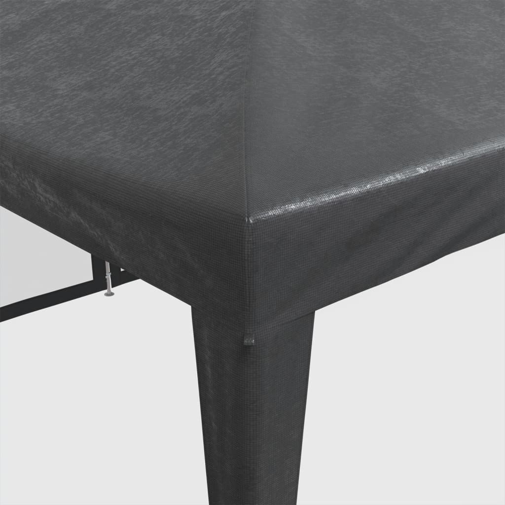 Proginė palapinė su 12 sienomis, antracito, 8x4m, HDPE Proginė palapinė su 12 sienomis, antracito, 8x4m, HDPE - Image 7