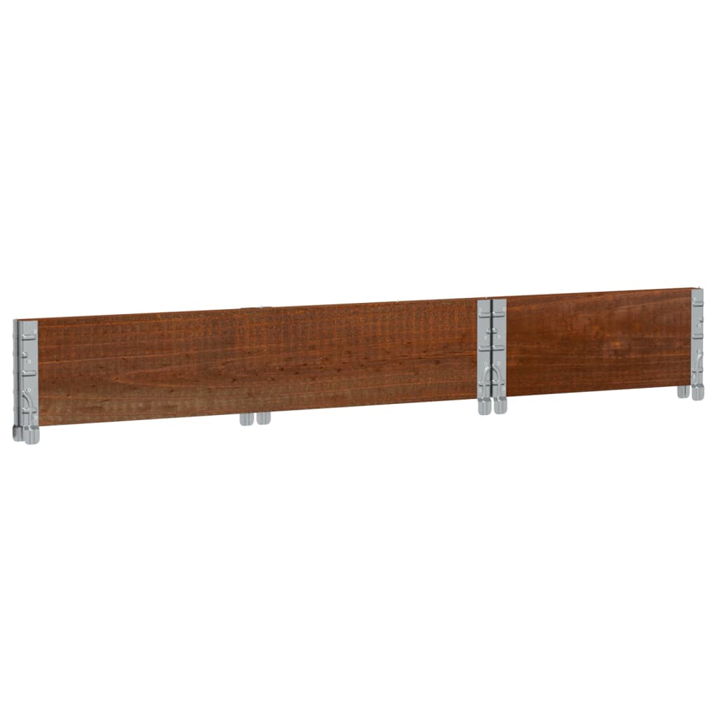 Sodo lovelis, rudas, 100x50cm, pušies medienos masyvas Sodo lovelis, rudas, 100x50cm, pušies medienos masyvas - Image 6