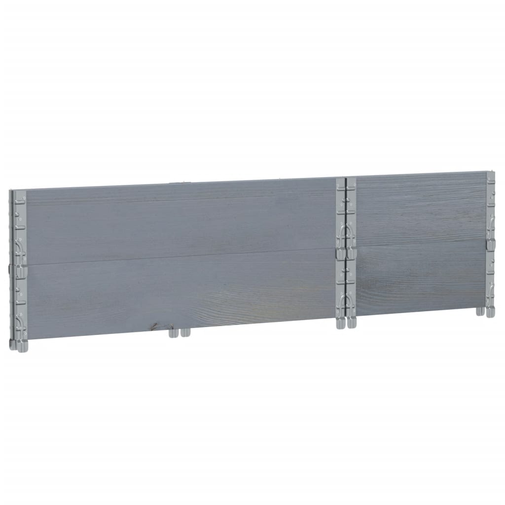 Sodo lovelis, pilkas, 100x50cm, pušies medienos masyvas Sodo lovelis, pilkas, 100x50cm, pušies medienos masyvas - Image 6