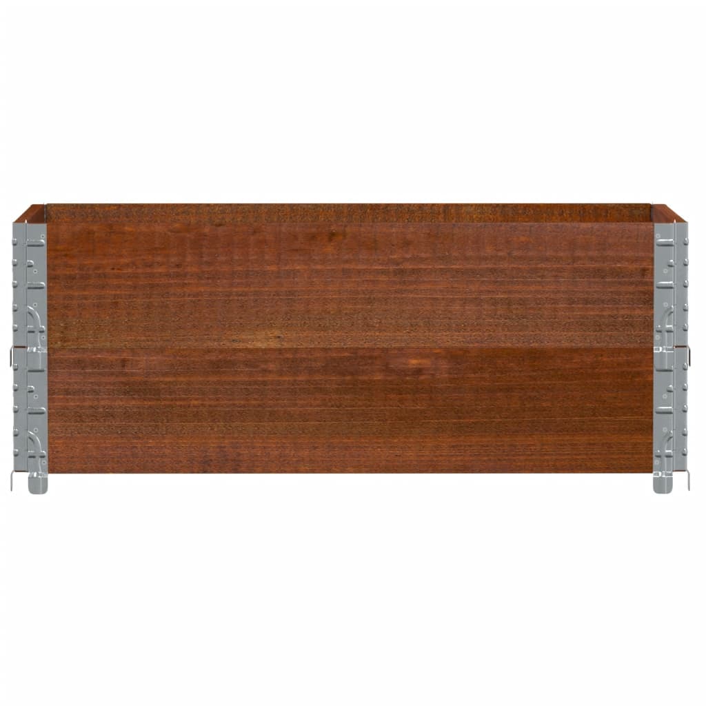 Sodo lovelis, rudas, 100x50cm, pušies medienos masyvas Sodo lovelis, rudas, 100x50cm, pušies medienos masyvas - Image 3