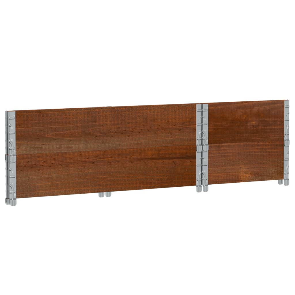 Sodo lovelis, rudas, 100x50cm, pušies medienos masyvas Sodo lovelis, rudas, 100x50cm, pušies medienos masyvas - Image 6