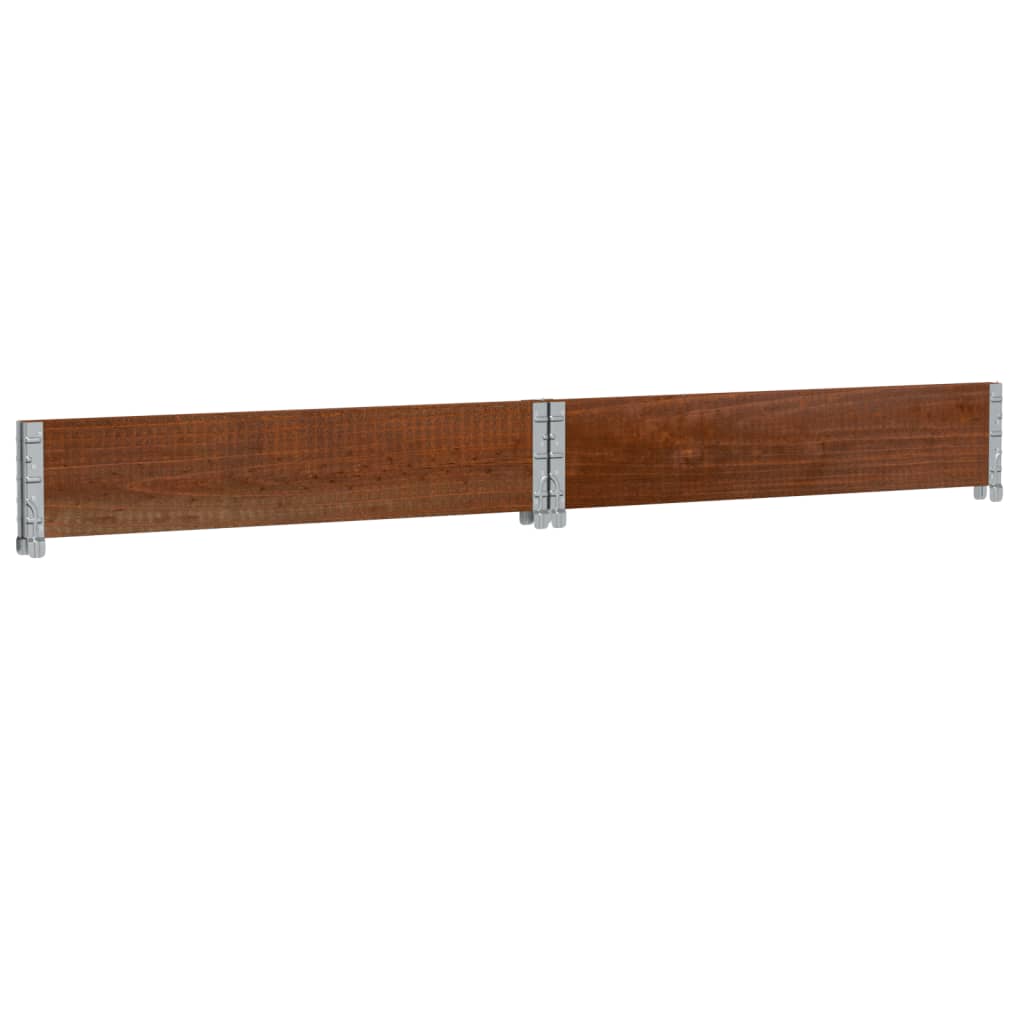 Sodo lovelis, rudas, 100x100cm, pušies medienos masyvas Sodo lovelis, rudas, 100x100cm, pušies medienos masyvas - Image 6