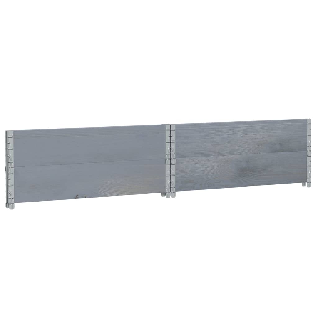 Sodo lovelis, pilkas, 100x100cm, pušies medienos masyvas Sodo lovelis, pilkas, 100x100cm, pušies medienos masyvas - Image 5