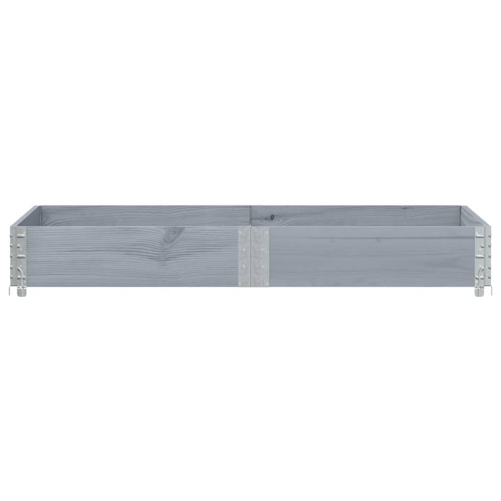 Sodo lovelis, pilkas, 150x50cm, pušies medienos masyvas Sodo lovelis, pilkas, 150x50cm, pušies medienos masyvas - Image 3