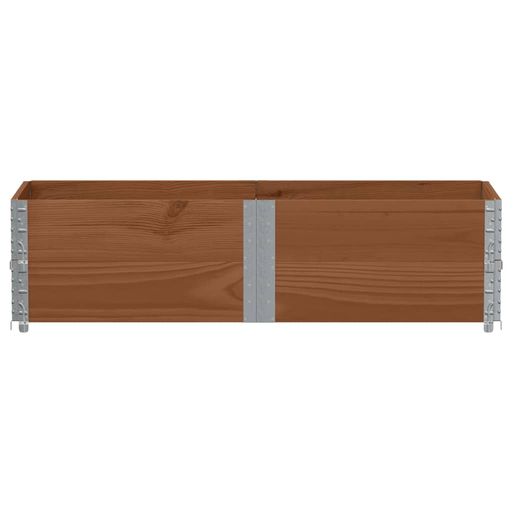 Sodo lovelis, rudas, 150x50cm, pušies medienos masyvas Sodo lovelis, rudas, 150x50cm, pušies medienos masyvas - Image 3