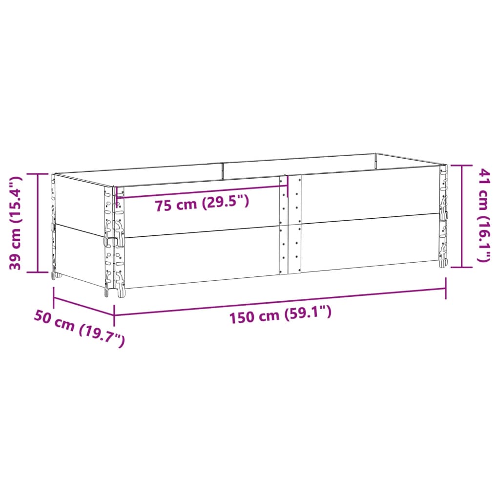Sodo lovelis, rudas, 150x50cm, pušies medienos masyvas Sodo lovelis, rudas, 150x50cm, pušies medienos masyvas