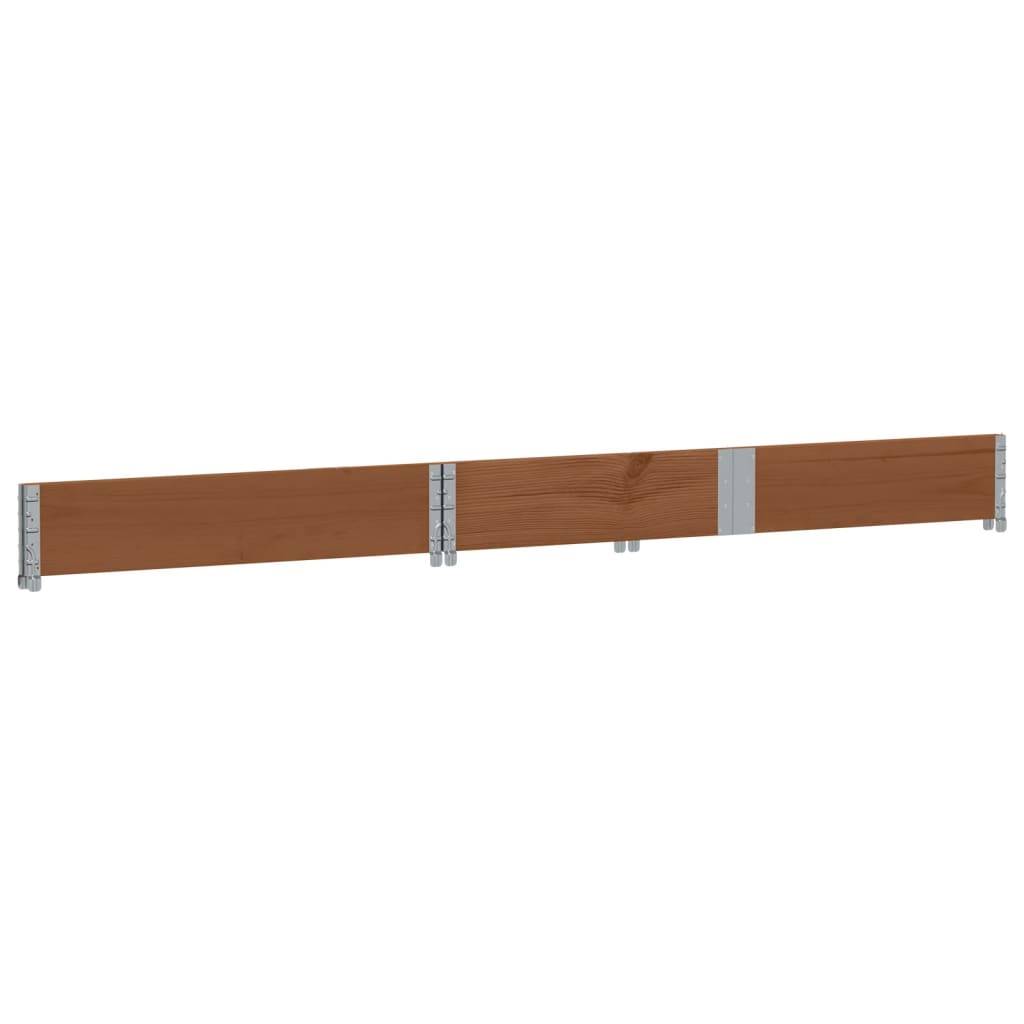 Sodo lovelis, rudas, 150x100cm, pušies medienos masyvas Sodo lovelis, rudas, 150x100cm, pušies medienos masyvas - Image 4