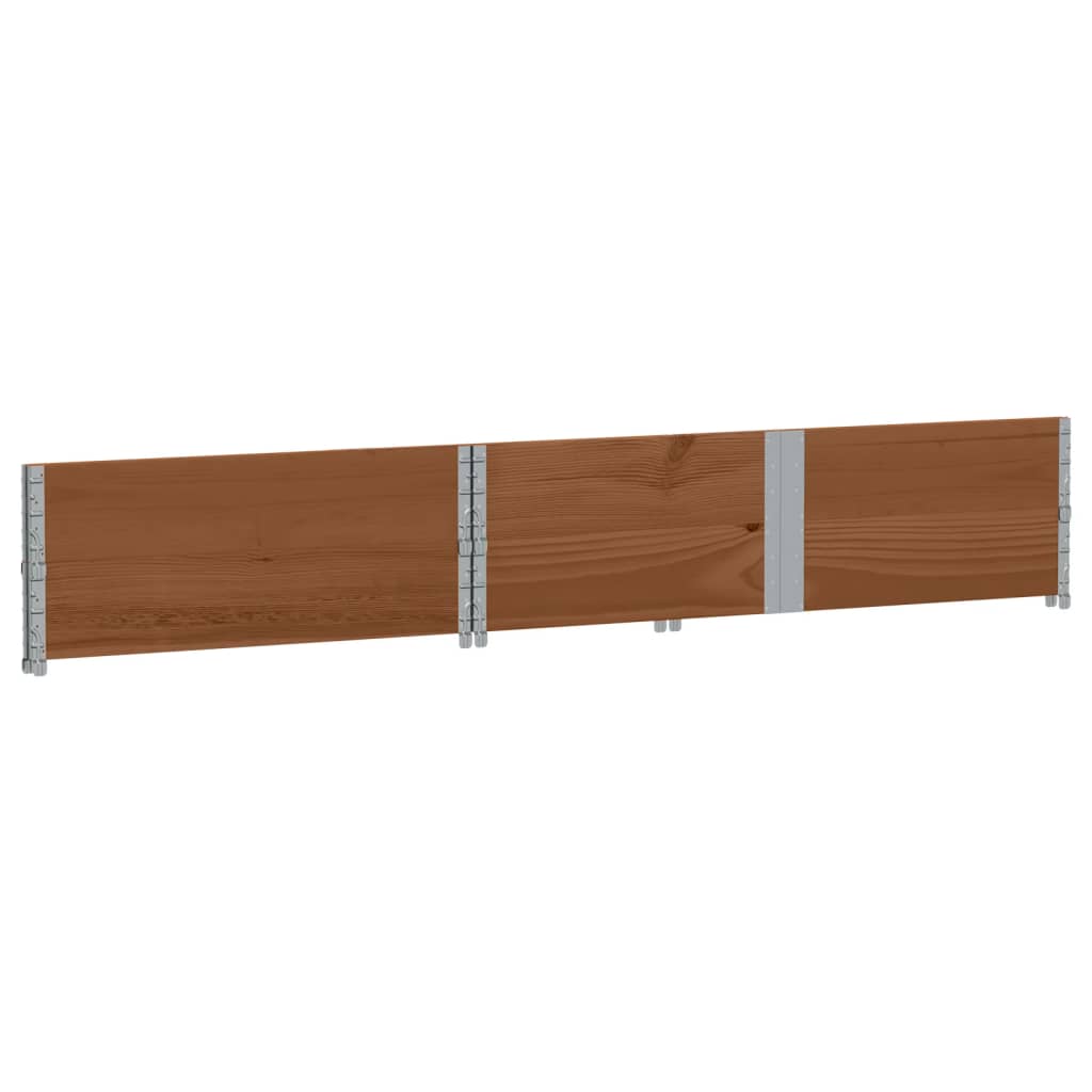 Sodo lovelis, rudas, 150x100cm, pušies medienos masyvas Sodo lovelis, rudas, 150x100cm, pušies medienos masyvas - Image 4
