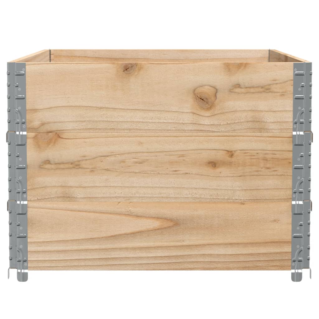 Sodo lovelis, baltos spalvos, 120x80cm, pušies medienos masyvas Sodo lovelis, baltos spalvos, 120x80cm, pušies medienos masyvas - Image 4