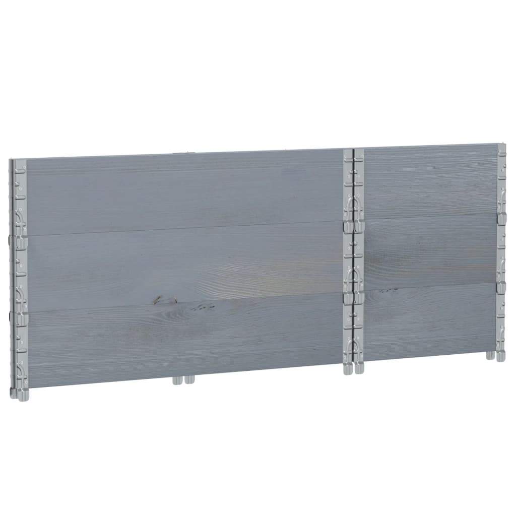 Sodo lovelis, pilkas, 100x50cm, pušies medienos masyvas Sodo lovelis, pilkas, 100x50cm, pušies medienos masyvas - Image 6