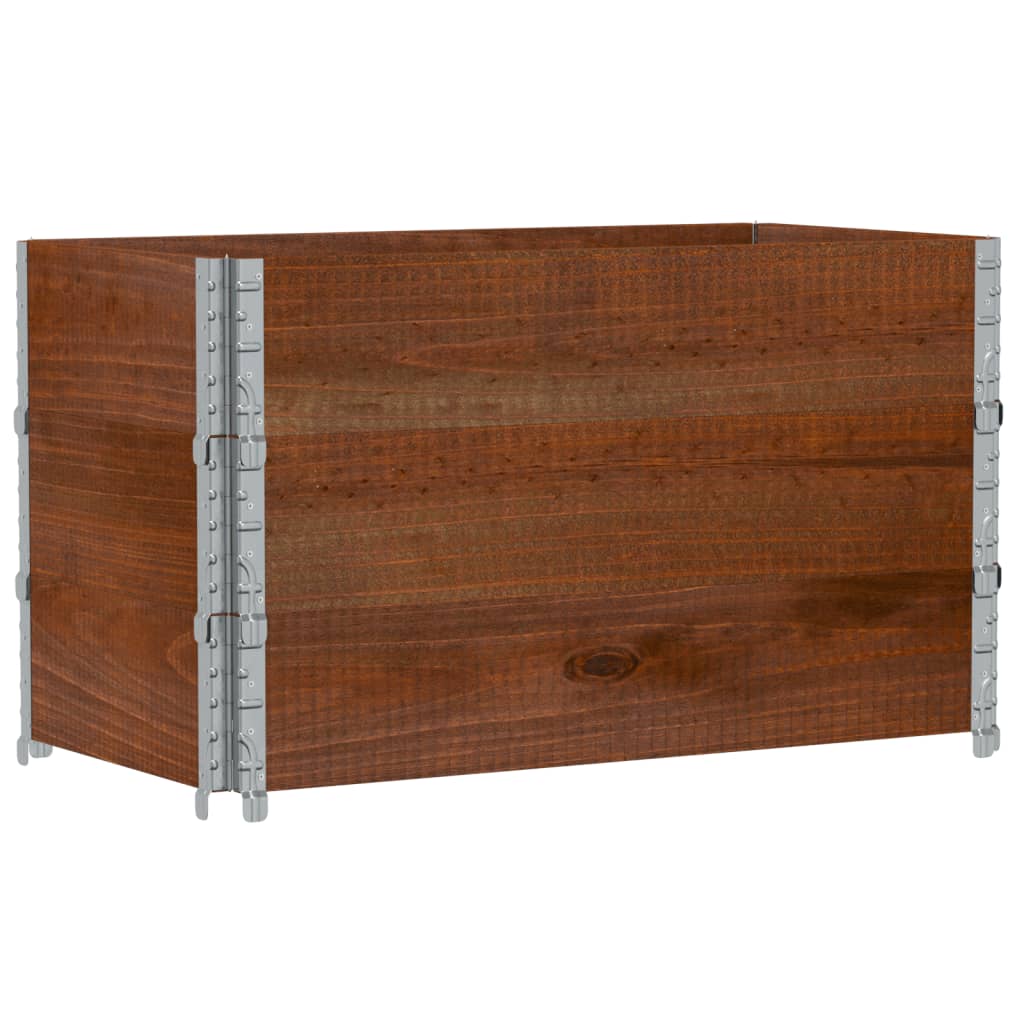 Sodo lovelis, rudas, 100x50cm, pušies medienos masyvas Sodo lovelis, rudas, 100x50cm, pušies medienos masyvas - Image 5