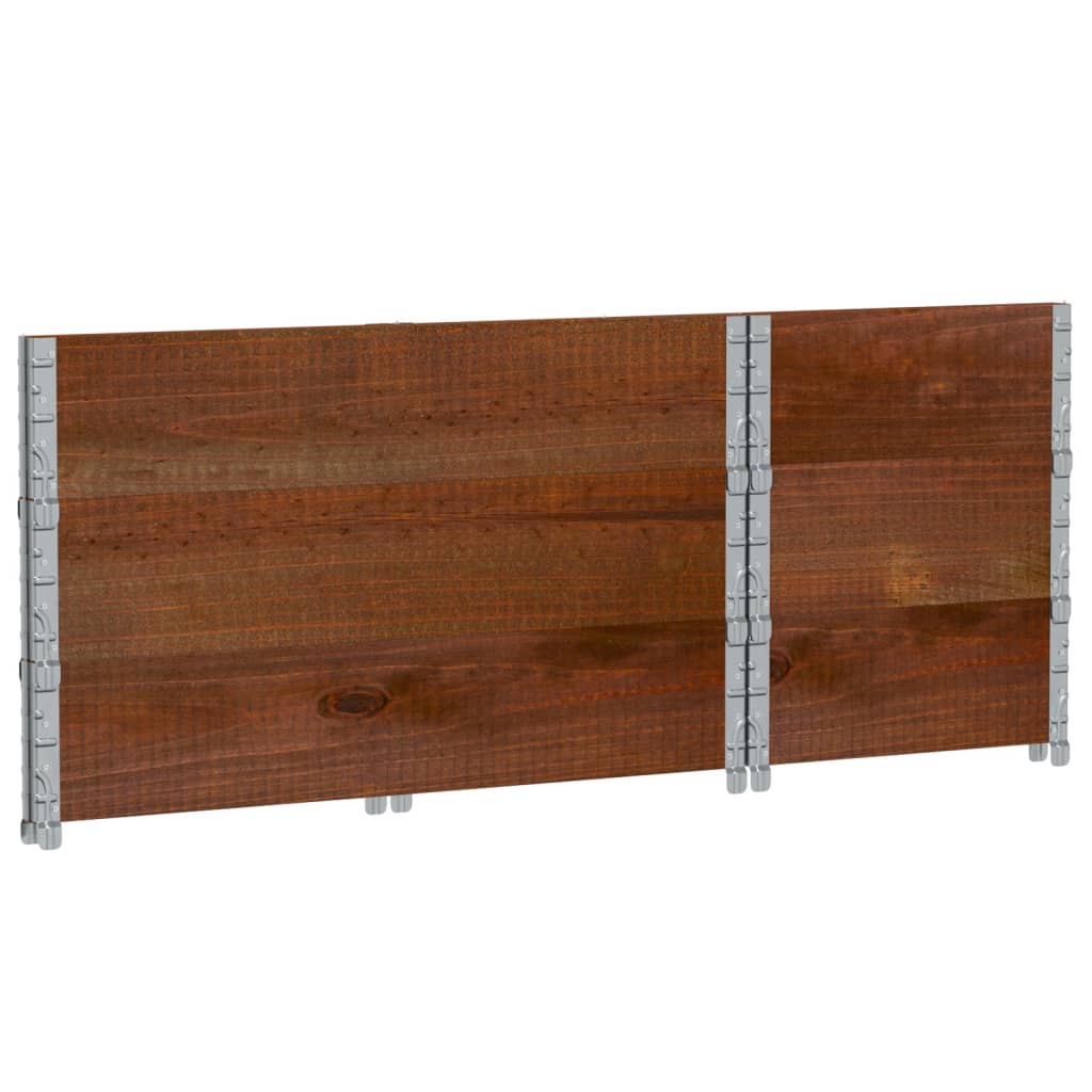 Sodo lovelis, rudas, 100x50cm, pušies medienos masyvas Sodo lovelis, rudas, 100x50cm, pušies medienos masyvas - Image 6