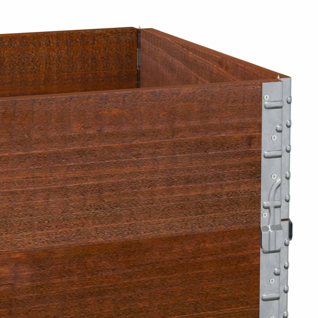 Sodo lovelis, rudas, 100x50cm, pušies medienos masyvas Sodo lovelis, rudas, 100x50cm, pušies medienos masyvas - Image 7