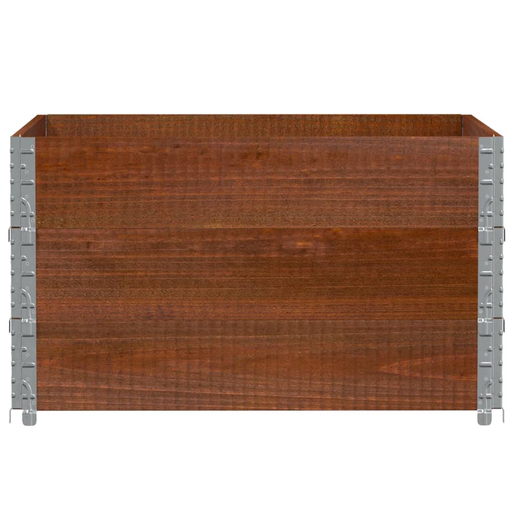 Sodo lovelis, rudas, 100x100cm , pušies medienos masyvas Sodo lovelis, rudas, 100x100cm , pušies medienos masyvas - Image 3
