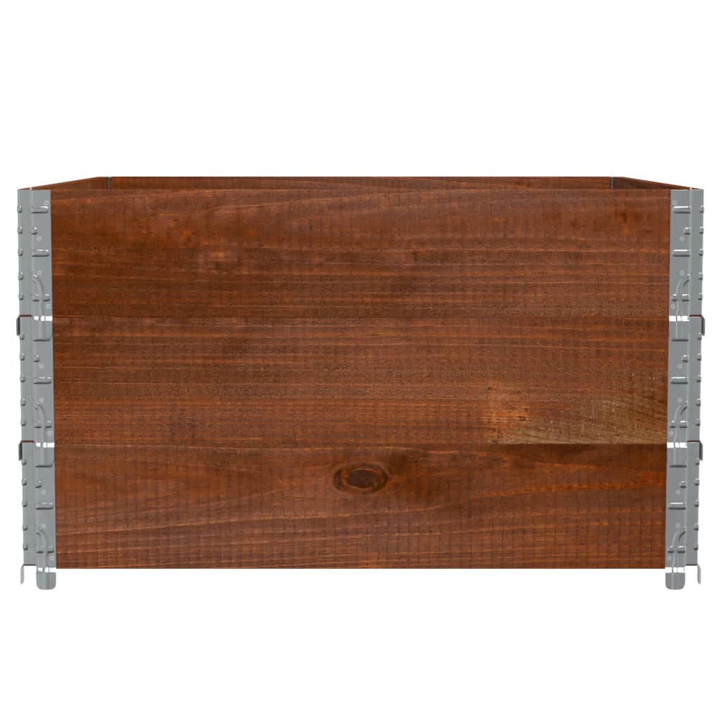 Sodo lovelis, rudas, 100x100cm , pušies medienos masyvas Sodo lovelis, rudas, 100x100cm , pušies medienos masyvas - Image 4