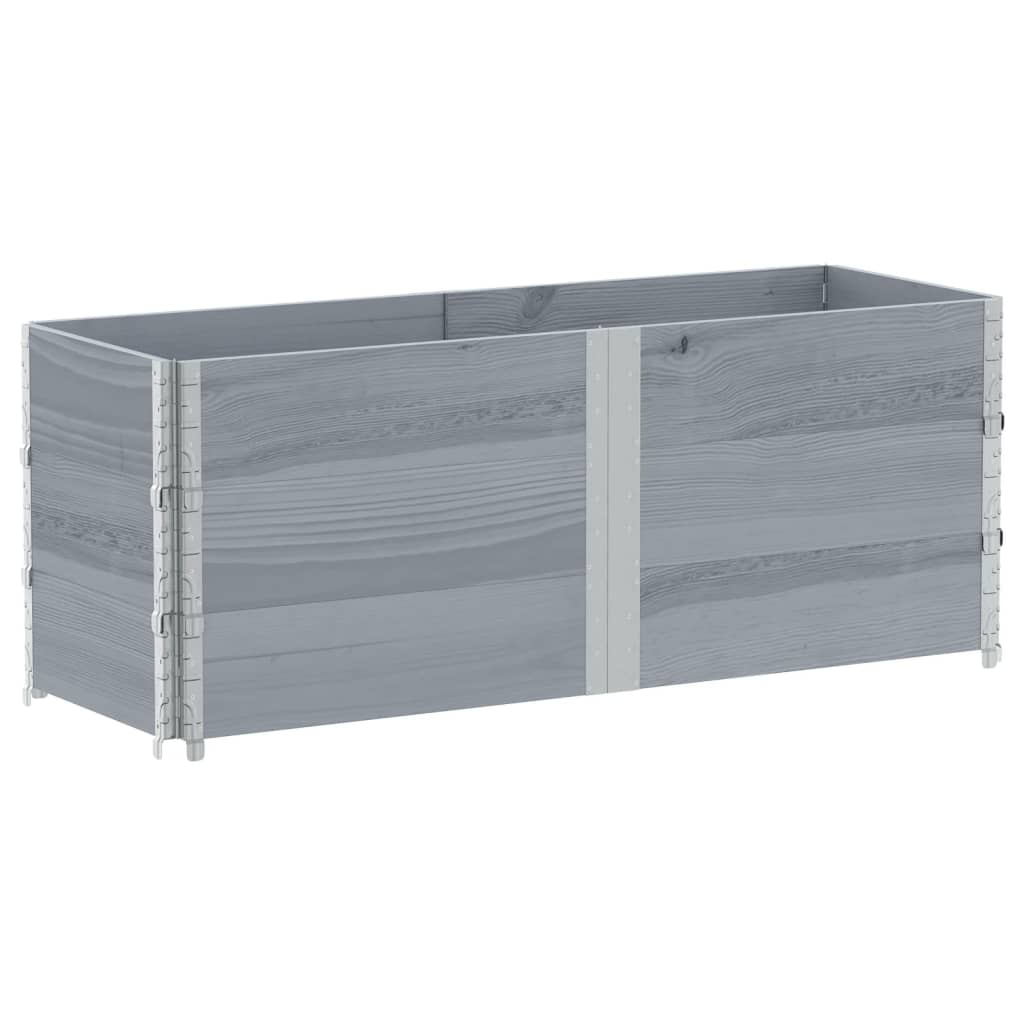 Sodo lovelis, pilkas, 150x50cm, pušies medienos masyvas Sodo lovelis, pilkas, 150x50cm, pušies medienos masyvas - Image 5