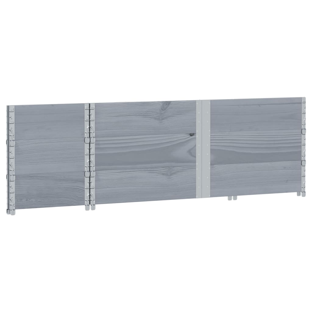 Sodo lovelis, pilkas, 150x50cm, pušies medienos masyvas Sodo lovelis, pilkas, 150x50cm, pušies medienos masyvas - Image 6