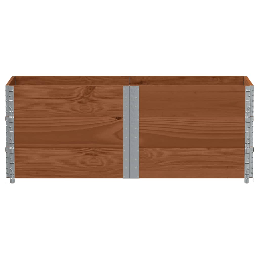 Sodo lovelis, rudas, 150x50cm, pušies medienos masyvas Sodo lovelis, rudas, 150x50cm, pušies medienos masyvas - Image 3