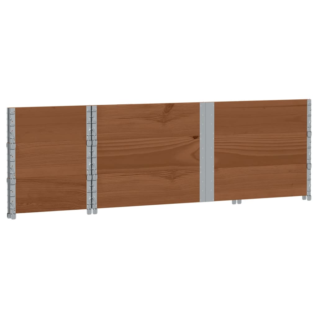 Sodo lovelis, rudas, 150x50cm, pušies medienos masyvas Sodo lovelis, rudas, 150x50cm, pušies medienos masyvas - Image 6