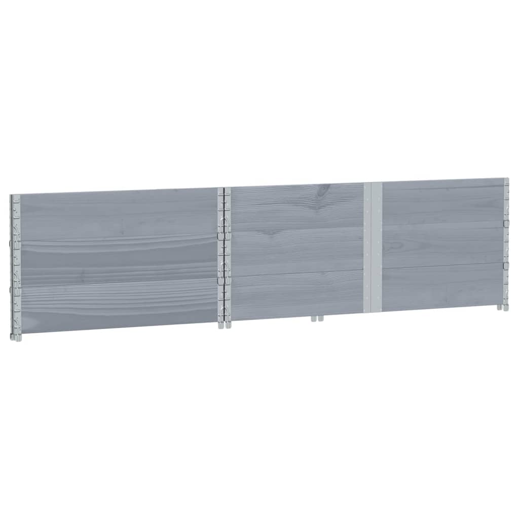 Sodo lovelis, pilkas, 150x100cm, pušies medienos masyvas Sodo lovelis, pilkas, 150x100cm, pušies medienos masyvas - Image 6