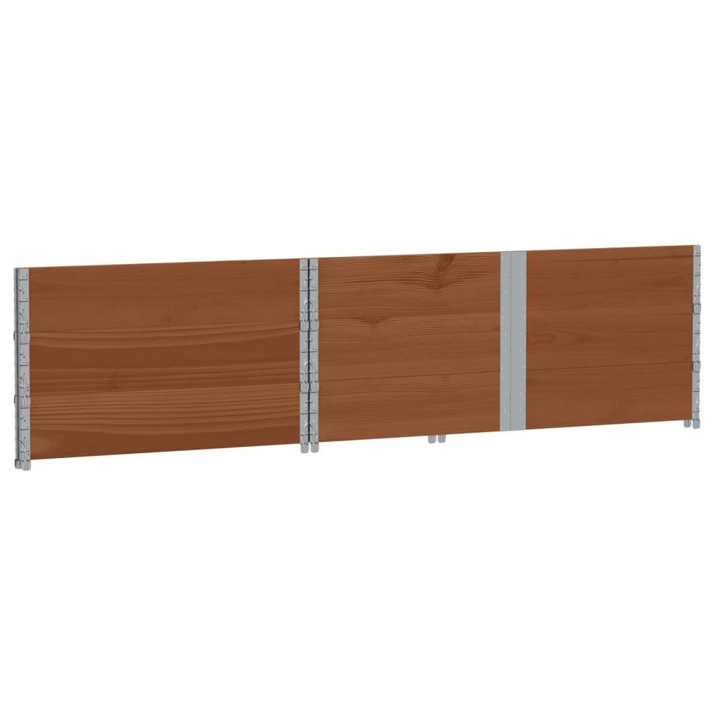 Sodo lovelis, rudas, 150x100cm, pušies medienos masyvas Sodo lovelis, rudas, 150x100cm, pušies medienos masyvas - Image 6