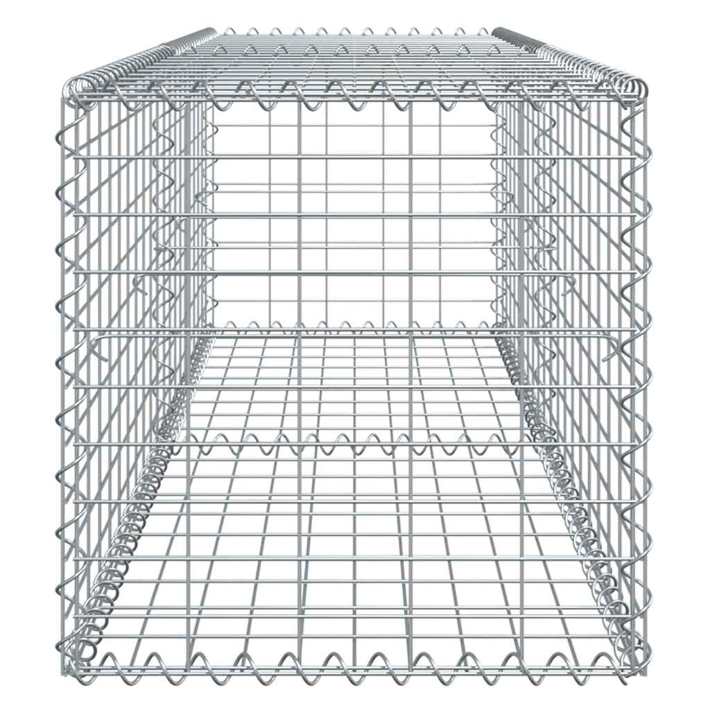 Gabiono krepšys su dangčiu, 200x50x50cm, galvanizuota geležis Gabiono krepšys su dangčiu, 200x50x50cm, galvanizuota geležis - Image 4