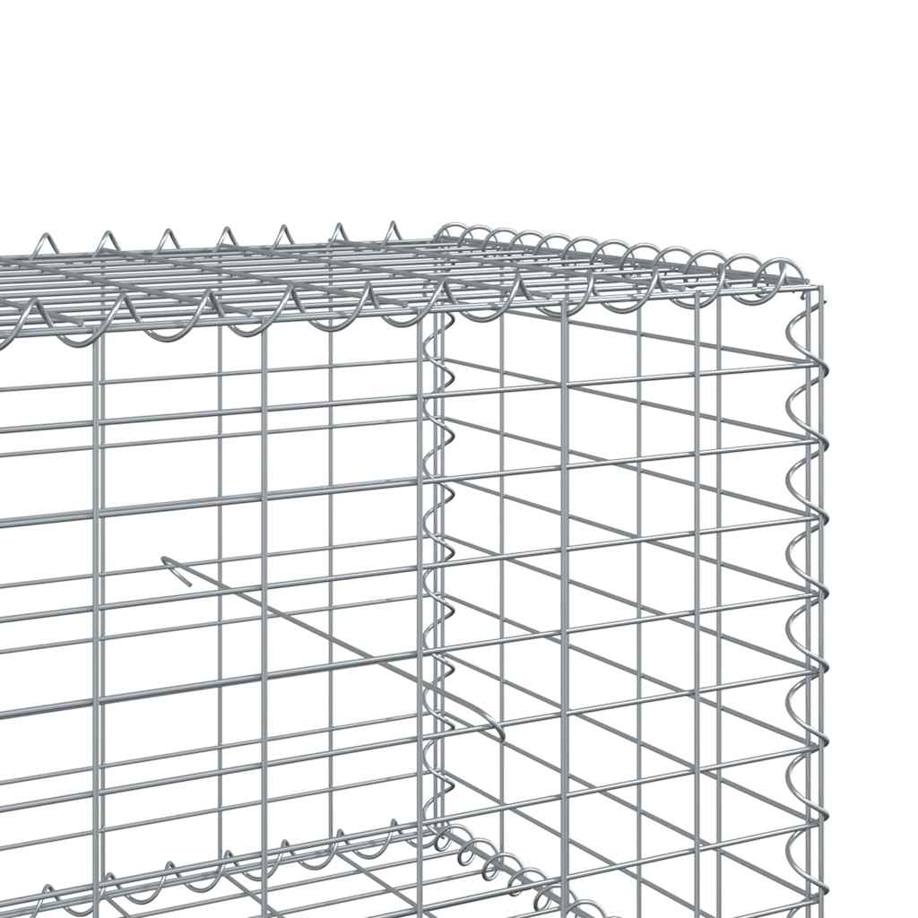 Gabiono krepšys su dangčiu, 200x50x50cm, galvanizuota geležis Gabiono krepšys su dangčiu, 200x50x50cm, galvanizuota geležis - Image 6